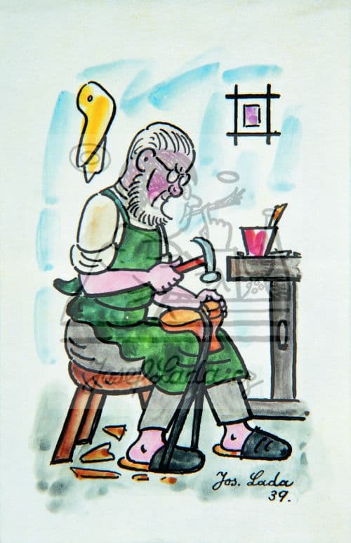 O ševci Matoušovi a jeho přátelích - Mistr (zadní předsádka) 1939
