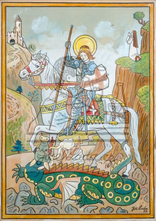Sv. Jiří s drakem 1939